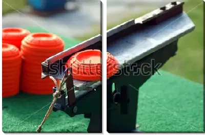 Аппарат для запуска тарелочек в спортивной стрельбе