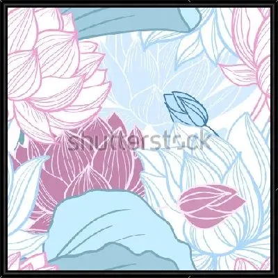 Картина Нежные цветы лотоса