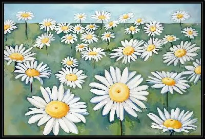 Рисунок листьев клевера на белом фоне