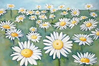 Рисунок листьев клевера на белом фоне