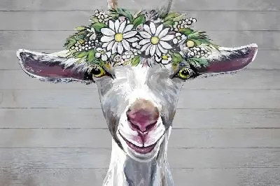 Яркая иллюстрация с жёлтыми шариками мимозы в форме сердца и зелёными акварельными брызгами