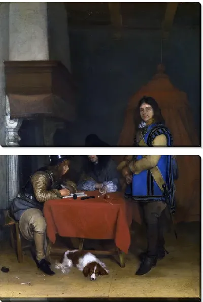 Картина Сотрудник диктующий письмо (An Officer dictating a Letter)
