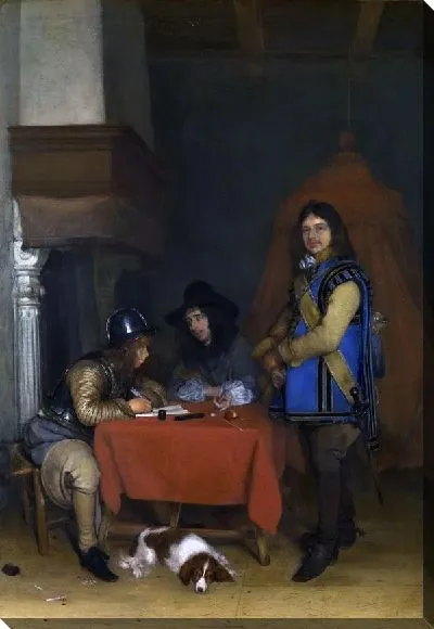 Картина Сотрудник диктующий письмо (An Officer dictating a Letter)