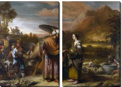Ревекка и Элиэзер у колодца ( Rebekah and Eliezer at the Well)