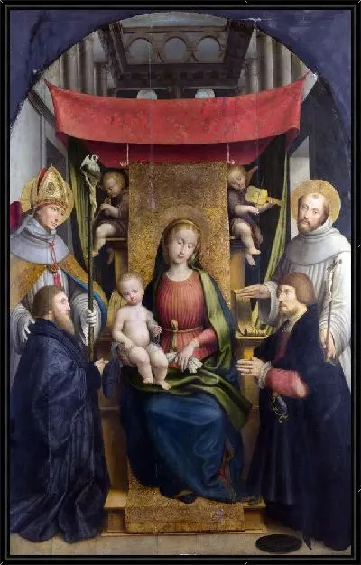Картина Мадонна с младенцем (Madonna and Child)