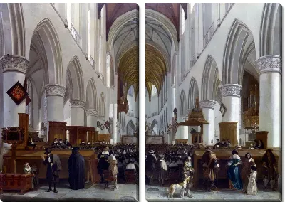 Картина Интерьер Гроте Керк  (The Interior of the Grote Kerk)