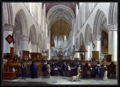 Интерьер Гроте Керк  (The Interior of the Grote Kerk)