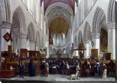 Интерьер Гроте Керк  (The Interior of the Grote Kerk)