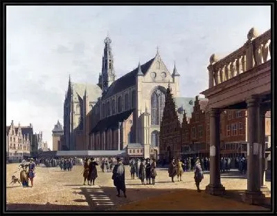 Рынок и Гроте Керк в Харлеме