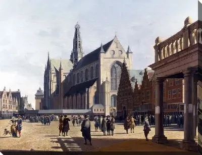 Рынок и Гроте Керк в Харлеме