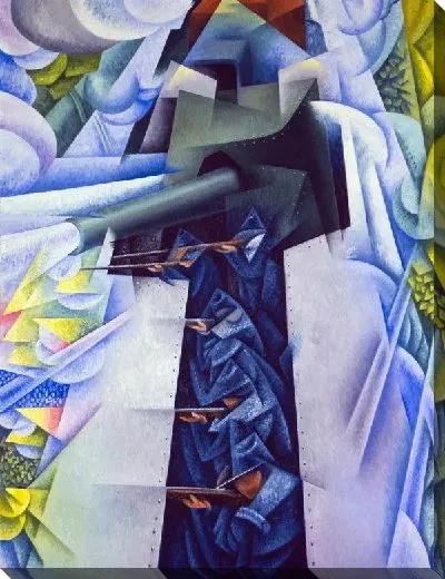 Картина Бронепоезд в действии (Armored Train in Action)