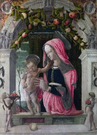 Картина Мадонна с младенцем (Madonna and Child)