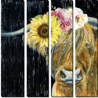 Акварельный рисунок букетика голубых анютиных глазок