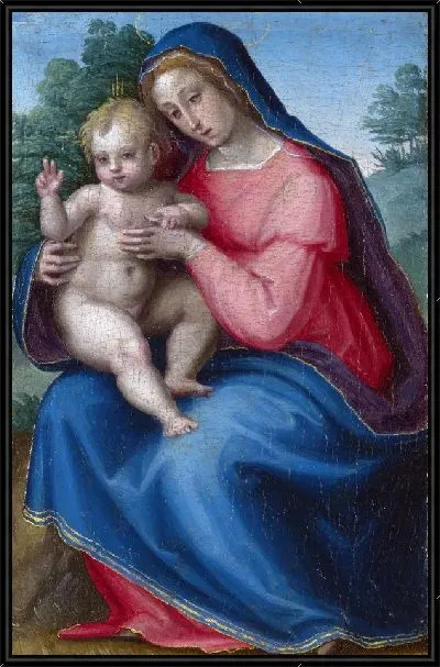 Картина Мадонна с младенцем (Madonna and Child)