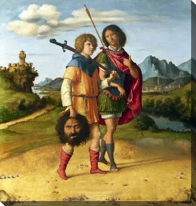 Картина Давид и Ионофан (David and Jonathan)