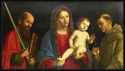 Мадонна с младенцем и святой Павел и святой Франциск (The Virgin and Child with Saint Paul and Saint Francis)