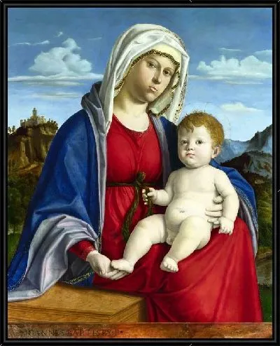 Картина Мадонна с младенцем (Madonna and Child)
