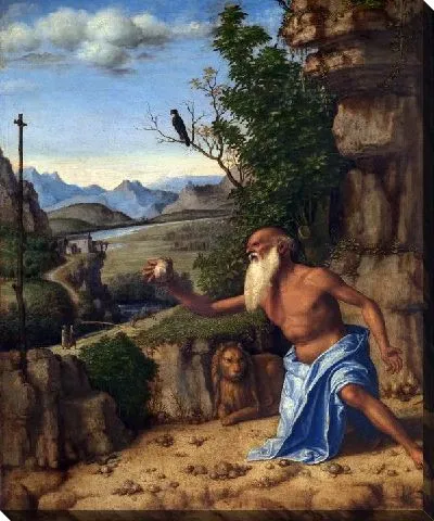 Картина Святой Иероним в пейзаже (Saint Jerome in a Landscape)