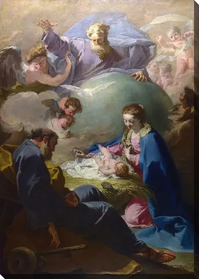 Картина Рождество с Богом Отцом и Святым Духом (The Nativity with God the Father and the Holy Ghost)
