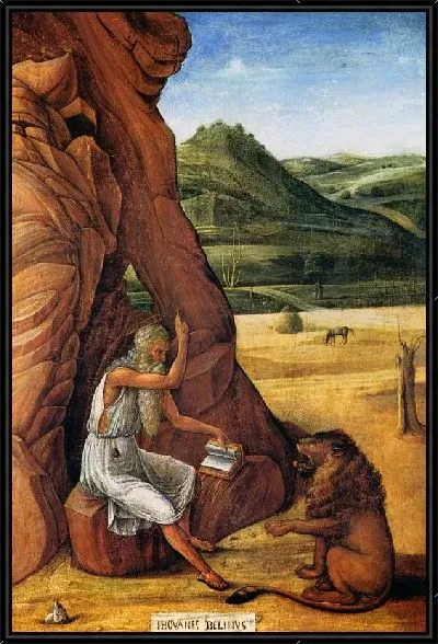 Картина Иероним в пустыне (Hieronymus in der Wuste)