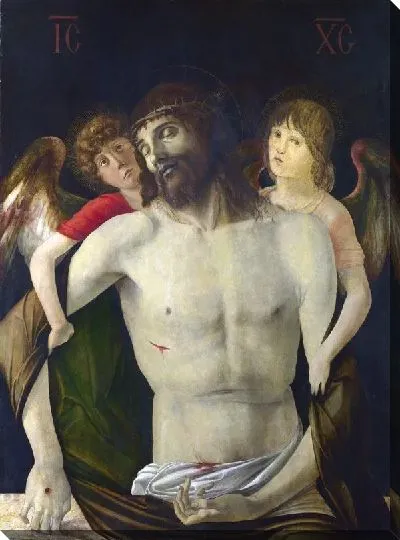 Картина Мертвый Христос поддерживаемый ангелами (The Dead Christ supported by Angels)