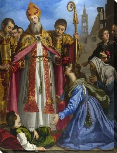 Картина Свяой Зиновий воскрешает мертвого мальчика (Saint Zenobius revives a Dead Boy)