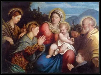 Святое семейство (The Holy Family with Saints and a Donor)