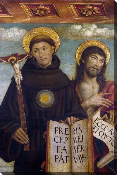 Картина Святые Николай Толентино и Иоанн Креститель (Saints Nicholas of Tolentino and John the Baptist)