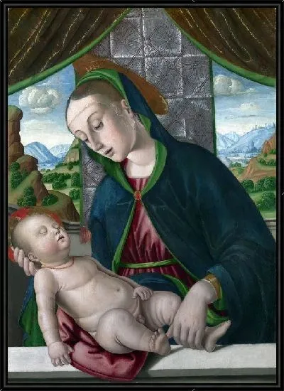 Картина Мадонна с младенцем (Madonna and Child)