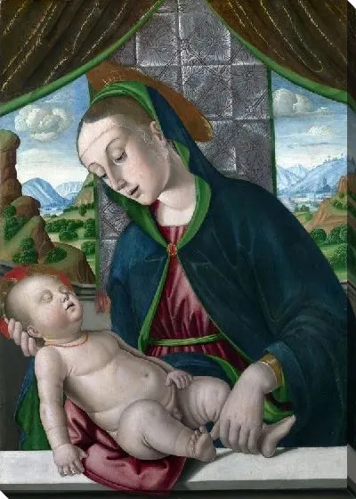 Картина Мадонна с младенцем (Madonna and Child)