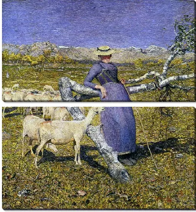 Картина Полдень в Альпах   (Afternoon in the Alps)