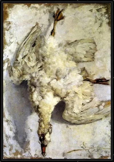 Картина Натюрморт с белым гусем (Still Life with White Goose)