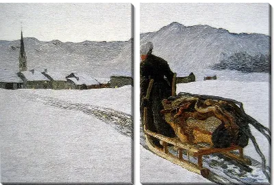 Возвращение из леса (Returning from the woods)