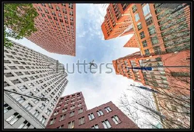 Архитектурный пейзаж в центре города Гааги