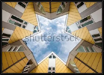 Картина Знаменитые кубические дома в Роттердаме