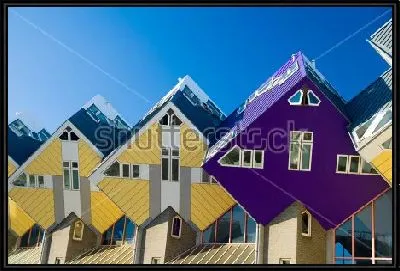 Картина Знаменитые кубические дома в Роттердаме №2