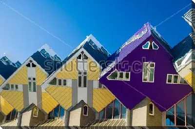 Постер Знаменитые кубические дома в Роттердаме №2