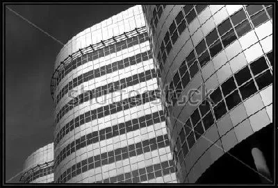 Картина Современные изогнутые офисные здания Роттердама