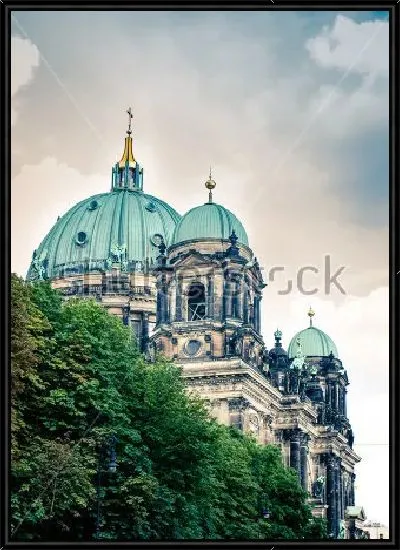Картина Вид на купола Кафедрального собора в Берлине
