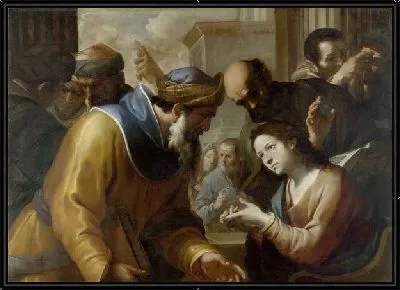 Картина Христос спорти с докторами (Christ disputing with the Doctors)