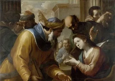 Картина Христос спорти с докторами (Christ disputing with the Doctors)