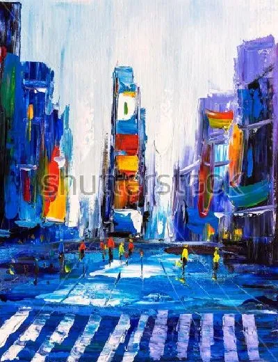 Плакат Небоскрёбы большого города