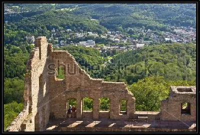 Картина Живописная панорама Баден-Бадена из развалин старого замка
