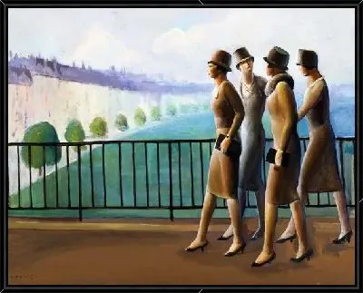 Картина Американки в Париже (Americans in Paris)
