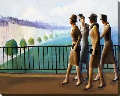 Картина Американки в Париже (Americans in Paris)