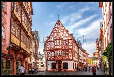 Красивая архитектура в историческом центре Майнца №2