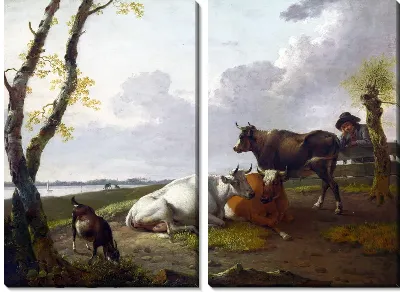 Картина Коровы (Cattle)