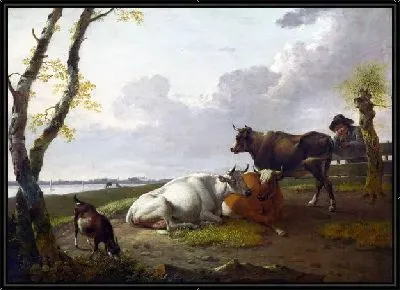 Картина Коровы (Cattle)