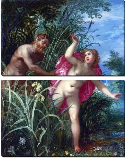 Картина Пан преследует Сиринкс (Pan pursuing Syrinx)