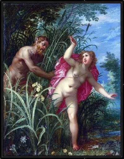 Картина Пан преследует Сиринкс (Pan pursuing Syrinx)
